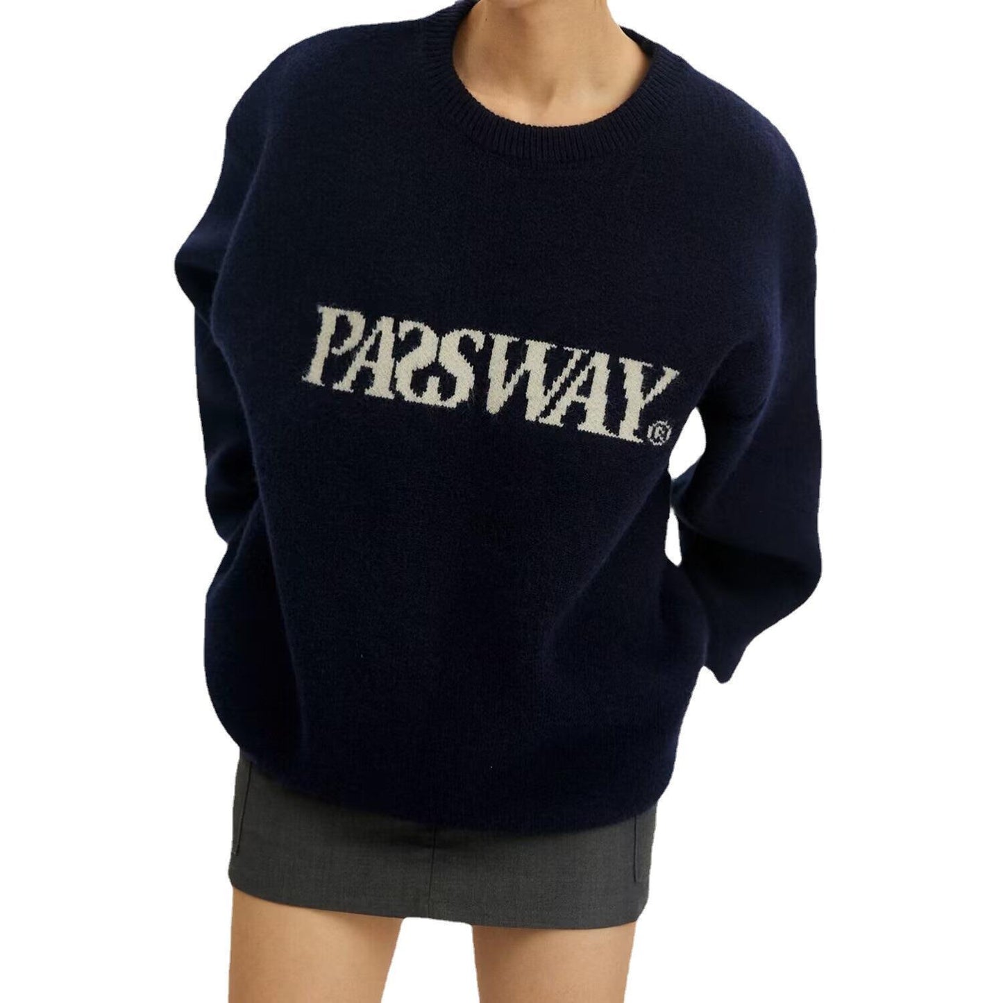 Women's Vintage- Long Sleeve Sweatshirt for Relaxed Comfort